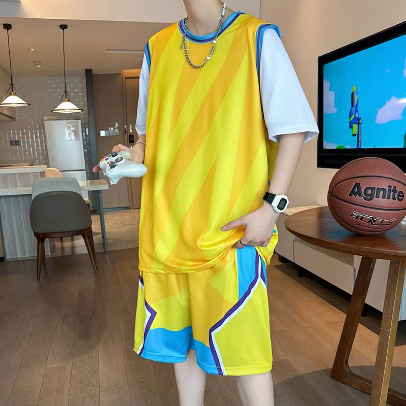 3004 yellow (top+shorts)